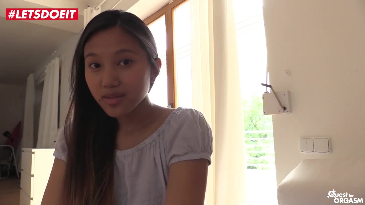 LETSDOEIT - Cute Thai has Pussy Fingering Orgasm Solo