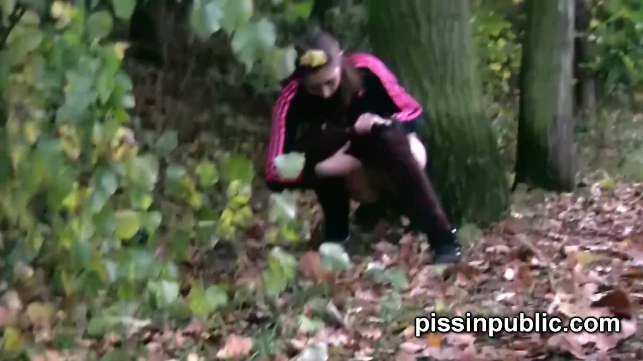 Desperate girls must pee in public park but get caught on camera - RedTube->