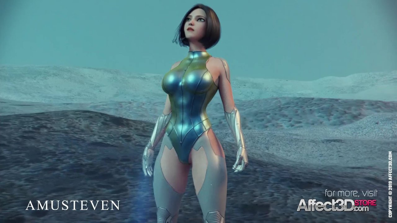 Big Tits Angelita fucked hard by a monster in a 3d animation