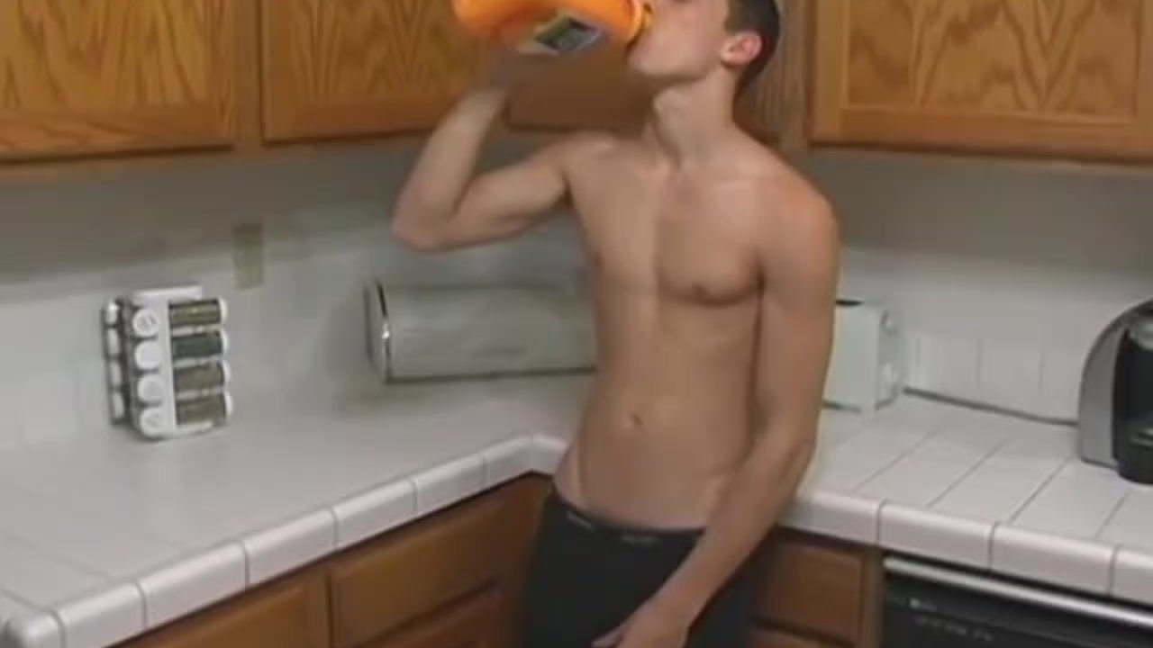 Hot makeout session with two young twinks in the kitchen - RedTube