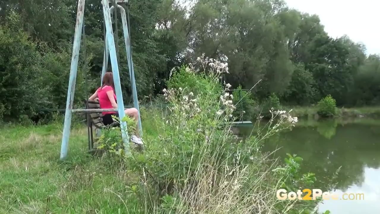 A Sweet And Secret Outdoor Pee - RedTube