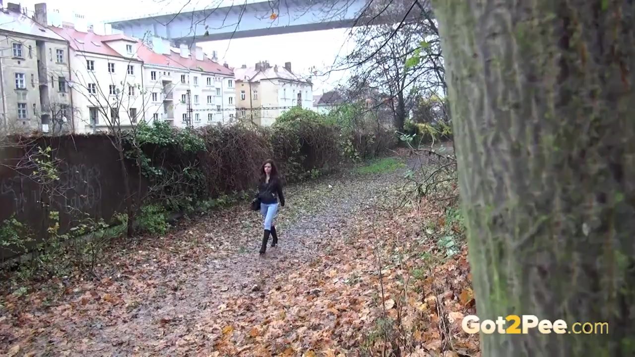 Shy Brunette Tries Public Pissing - Free Sex Video - RedTube