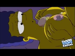 Simpsons Cartoon Sex: Homer  fucking Marge