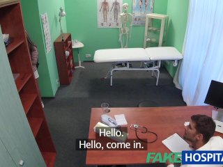 FakeHospital Shy cute Russian cured by cock in mouth and pussy treatment