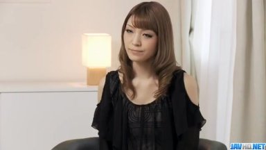 Yuria teases during her first Japanese porn 