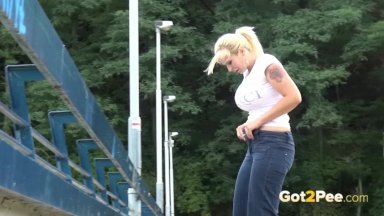 Public Pissing With Tasty Czech Girl